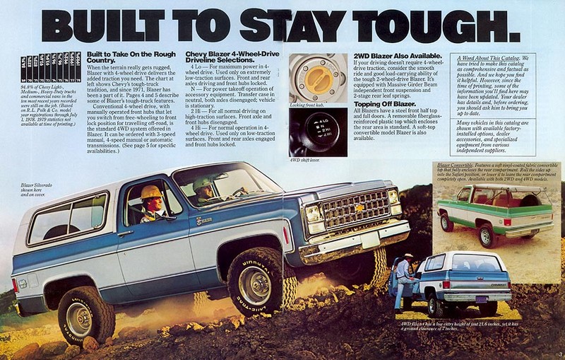 1980 Chevrolet Blazer Brochure Page 3